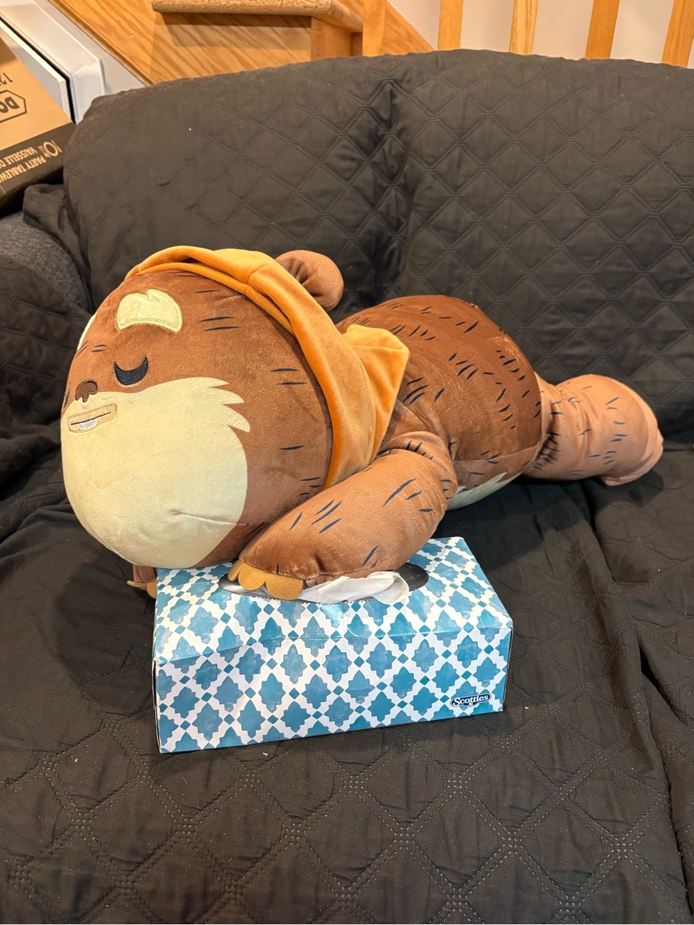 2023 Disney Parks Star Wars Sleeping Dream Friend EWOK Cuddleez 25” like new !!